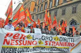 manifestazione antirazzista